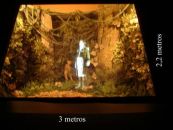 THE R&D DEPARTMENT OF ATLANTIS VIRTUAL REALITY DEVELOPS THE FIRST THREE-DIMENSIONAL HOLOGRAM